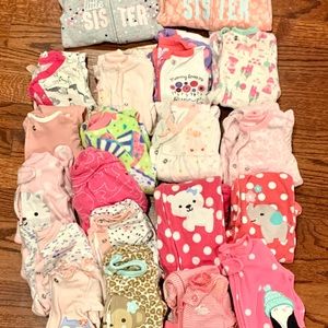 Newborn-3 months Girl Clothes Lot